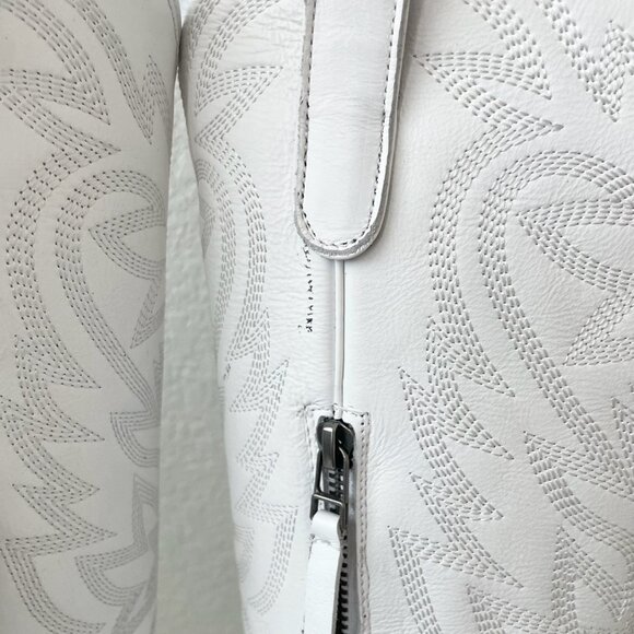 Lane MEGAN MORONEY Smokeshow Cowboy Boots Womens 9.5 White Western Tall Snip Toe - Picture 9 of 13